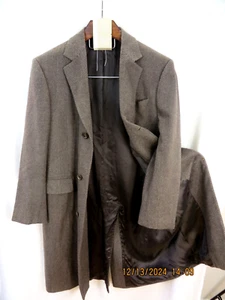 ZANELLA GR 42 Wolle/Kaschmir Herren Made Italy Braun Elegant Mantel Jacke - Bild 1 von 23