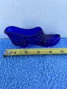 Colbalt Glas Blau Schuh. 5"x1,5"x2" - Bild 1 von 1