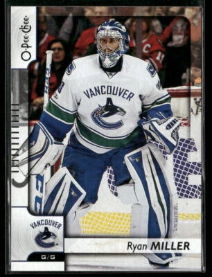 2017-18 O-Pee-Chee #320 Ryan Miller Vancouver Canucks Hockey Card - Image 1 of 2