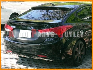 Select Color OE-Type Trunk + Roof Spoiler Wing For 11-14 Hyundai Elantra MD 4Dr - Picture 1 of 3