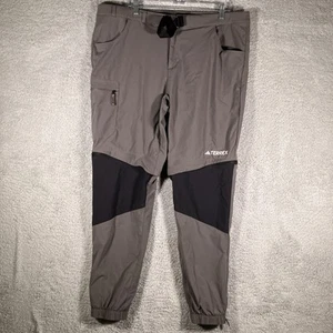 Pantalones de Senderismo Convertibles Adidas Terrex Utilitas para Hombres XL Carbón Cinturón Exterior - Imagen 1 de 20