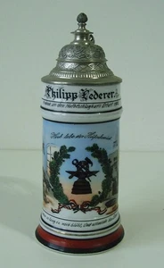 Antiker Handwerker Bierkrug Hufschmied Erfurt 1912 - Bild 1 von 8