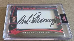 Decision 2024 Premium Cut Signature ARNOLD BLACKENEGGER Red Foil #'d 1/1 🔥  - Imagen 1 de 11