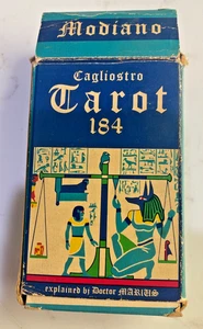 Mazzo di 184 carte Tarocchi Cagliostro. Dr. Marius Trieste, Italia 1975 - Foto 1 di 8