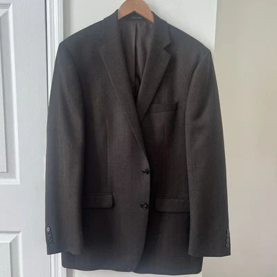Jaqueta Blazer Lauren Ralph Lauren Masculina 42L Nova 100% Lã Casaco Esportivo Espinha de Arenque - Imagem 1 de 4