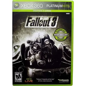 Fallout 3 Platinum Hits - Microsoft Xbox 360 Pristine Tested Authentic - Picture 1 of 9
