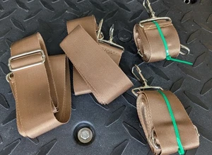 ** 4 Luggage Straps~ tan/khaki~ NEW - Picture 1 of 3