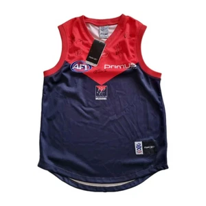 2008 Melbourne Demons 150 Anniversary AFL jersey signed BNWT Large Reebok - Picture 1 of 8