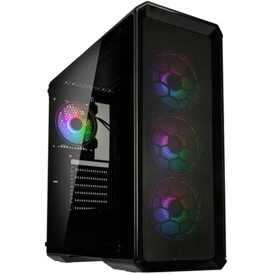 Kolink Levante V2 ARGB Midi Tower PC Trasparente Nero ATX EATX ITX micro ATX - Immagine 1 di 4