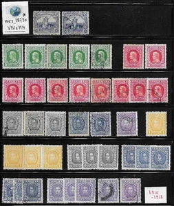 WC1_18790*. VENEZUELA. Clean lot of 1910-1913 stamps. Used & MH - Picture 1 of 1