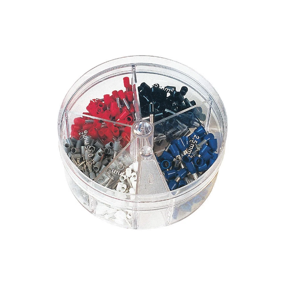 Kit surtido de virola PANDUIT KP-FSD1, 24 AWG, 18 AWG 39CA60 Foto 1 de 1