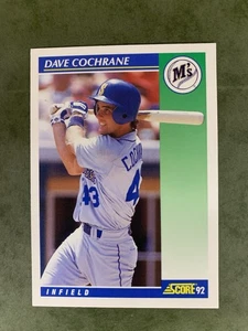 1992 Score Dave Cochrane Seattle Mariners #461 - Picture 1 of 2