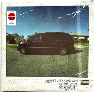 NEW SEALED KENDRICK LAMAR "GOOD KID, MAD CITY" 2 LPS SET EXCLUSIVE CLEAR VINYL - Picture 1 of 2