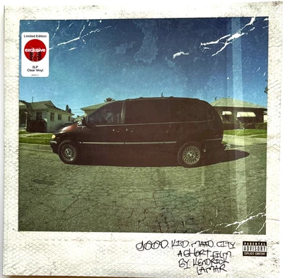 NEW SEALED KENDRICK LAMAR "GOOD KID, MAD CITY" 2 LPS SET EXCLUSIVE CLEAR VINYL - Image 1 of 2