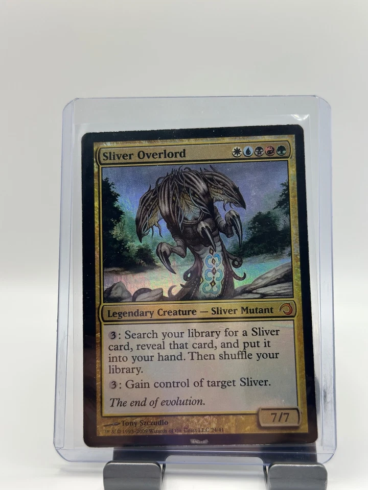 MTG, Sliver Overlord FOIL 24 (LP/MP) Premium Deck Series: Slivers Foil - Image 1 of 4