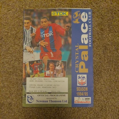 94/5 Crystal Palace vs Oxford United (Avon Insurance Combination) - Image 1 of 3