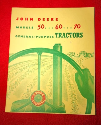 John Deere Model Models 50 60 & 70 General Purpose Tractor Brochure - Image 1 of 4