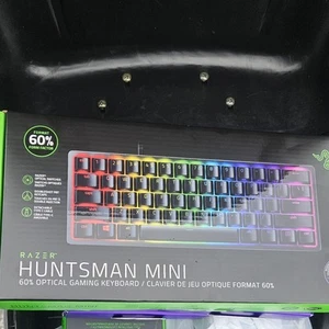 Razer Huntsman Mini Gaming Keyboard - Black, US English (Analog Optical Switch) - Picture 1 of 2