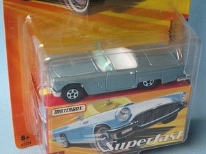 Matchbox Superfast 1957 Ford Thunderbird Metallic Light Blue T Bird Classic USA - Picture 1 of 1