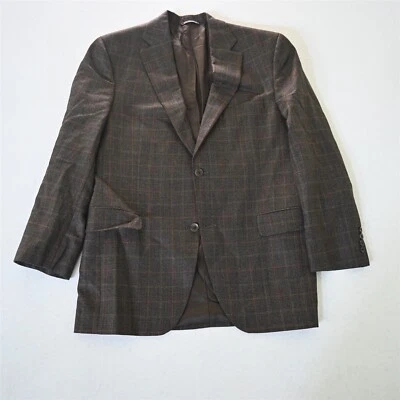 Jack Victor 40R Marrón Ventana Madera de Valuto Para Hombres Blazer Traje Chaqueta Abrigo Deportivo Foto 1 de 4