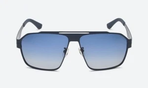 New Police SPLL08 S72P Matte Blue Metal Frame Blue Gradient PZ Lens Sunglasses - Picture 1 of 7