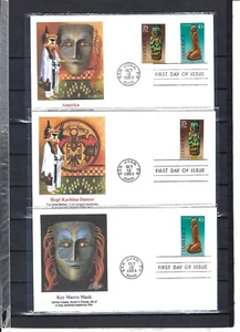 Fundas First Day 1989 (Scott# 2428, C121 y combo) - Fleetwood Cachet (203A) - Imagen 1 de 1