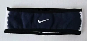 Nike Fleece Stirnband Reversible Blau Weiß Swoosh - Bild 1 von 6