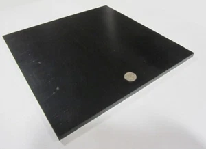Tivar UHMW PE Black Sheet .375" (3/8") Thick x 12" Wide x 12" Length - Picture 1 of 11