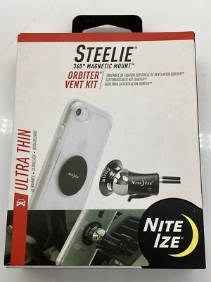 Nite Ize Steelie 360° Magnetic Mount Orbiter Vent Kit Ultra thin STOVK-01-RB - Image 1 of 4