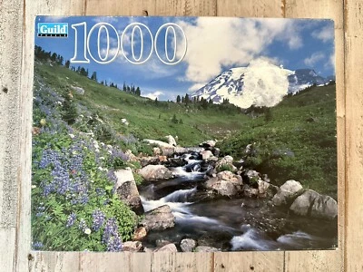 VTG Guild 1000 Piece Puzzle Edith Creek, WA Scenic Mountains River NEW - Image 1 of 4