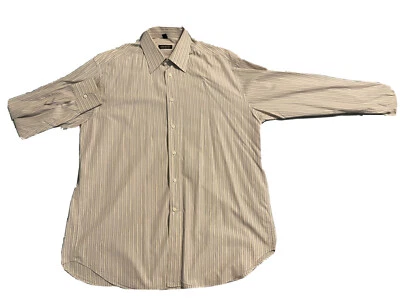 Piattelli Barneys New York Mens Dress Shirt  16/41 - Preowned - Large - Image 1 of 4