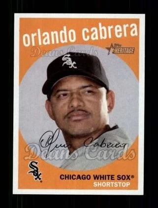 2008 Topps Heritage #114 Orlando Cabrera White Sox 8 - NM/MT - Image 1 of 1