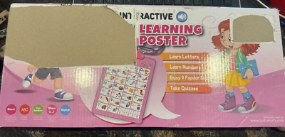 NIB Just Smarty Interactive Alphabet  ABC Learning Wall Poster - Image 1 of 4