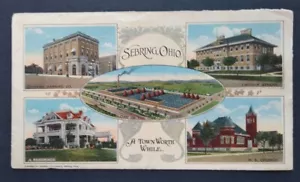 Ohio: Sebring 1933 Chamber of Commerce Multicolored Advertising Cover - Picture 1 of 2