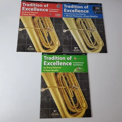Tradition Of Excellence Tuba Comprehensive Band Method Complete Set Books 1-3  - Image 1 of 4