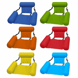 LETTINO GONFIABILE MARE GALLEGGIANTE PER RELAX SEDIA POLTRONA PISCINA CONFORT - Imagen 1 de 7