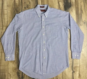Vintage Chaps Ralph Lauren Spirited Tradition Hemd 15,5 32/33 weiß blau kariert. - Bild 1 von 10