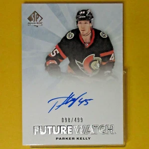 PARKER KELLY 2021-22 ROOKIE FUTURE WATCH AUTO. /499 SP #RFWA-PK Senators - Picture 1 of 11