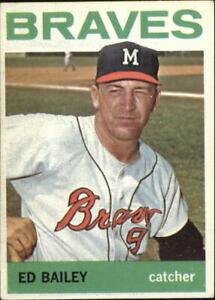 1964 Topps Milwaukee Braves Baseball Card #437 Ed Bailey - VG