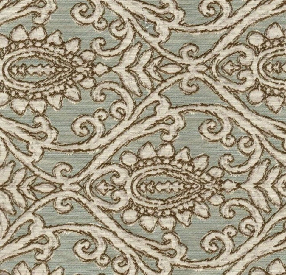 Tela de tapicería jacquard floral GARRISON FRESCO Foto 1 de 2