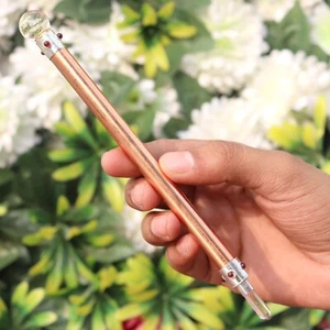 New Best Quality Copper Stick Healing Wand India Aura Energy Tool - Photo 1 sur 12