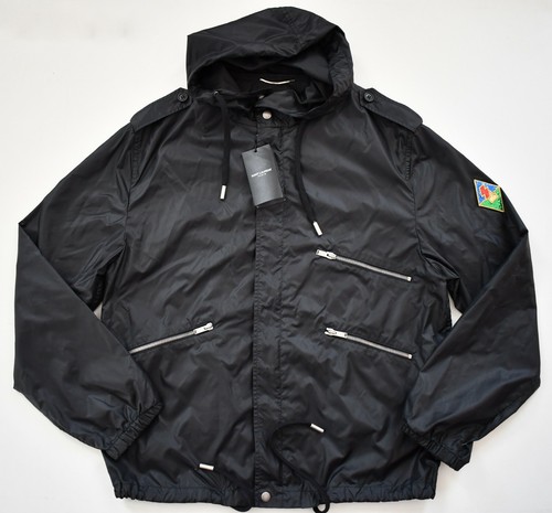 SAINT LAURENT (YSL) SAINT LAURENT Giacca PARKA Leggera Nylon Nylon CAPPUCCIO EU 52 L