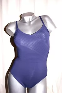 MARYAN MEHLHORN puristischer Badeanzug SOFTLINE WRAP 1761 blau 38B NEU - Bild 1 von 4