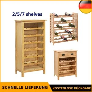 Weinregal Flaschenregal Flaschenständer Weinschrank 12-35 Flaschen Regal Wein - Bild 1 von 39