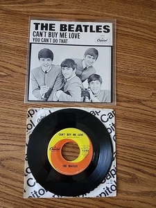 The Beatles Original 1964 "Can't Buy Me Love'' USA 7" Bildhülle Near Mint- - Bild 1 von 13
