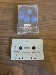 Kiss - Creatures of the Night Cassette Tape 1982 Makeup Cover Casablanca Records - Foto 1 di 2