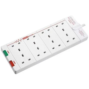 Masterplug 8 Socket Extension Surge Protected 2 Metre Lead Brand New - Picture 1 of 4