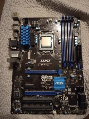 Материнская плата для настольного компьютера MSI Z97 PC Mate Intel LGA 1150 DDR3, i5-4570, 16 ГБ Ram - Изображение 1 из 4
