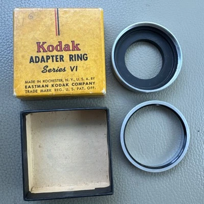 Kodak Series VI - 2 Piece Aadaptor Ring (1-9/16 inch)(39.5 mm) w/Box - Image 1 of 4