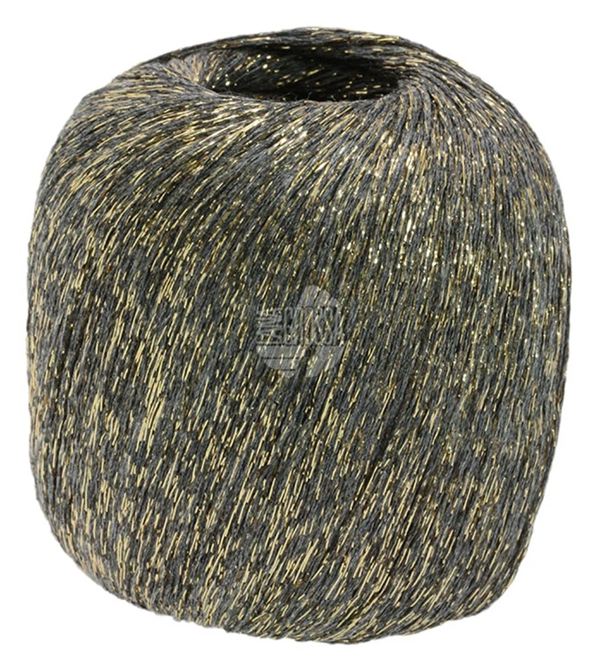 Wolle Kreativ! Lana Grossa - Brillino - Fb. 5 grau/gold 25 g - Bild 1 von 1